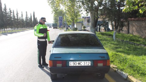 Polis reyd keçirdi, 35 sürücü cərimələndi