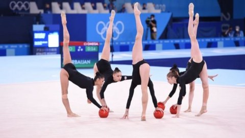 Gimnastlarımız dünya kubokunda gümüş medal qazandı