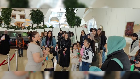 Abşeronlu şəhid övladları Heydər Əliyev Mərkəzində
