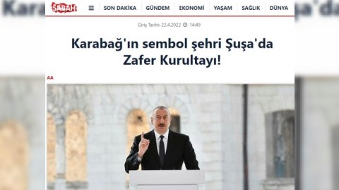Türkiyə mediası Zəfər Qurultayından YAZIR