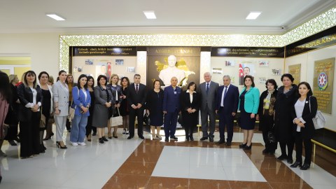 Tanınmış alim GDU-də çıxış edib