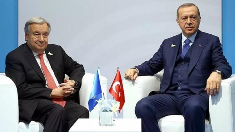 BMT Baş katibi Ərdoğanla görüşüb