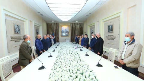 Binəqədidə Çernobıl əlilləri ilə görüş keçirilib