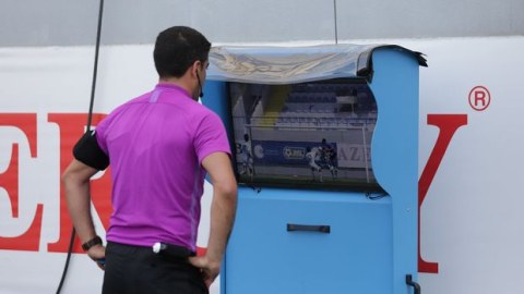 “Qarabağ” - “Neftçi” oyununda VAR sistemi sınaqdan keçirildi - FOTO