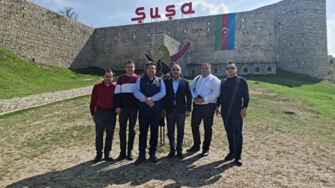 Rumıniya parlamentariləri Şuşada - FOTO