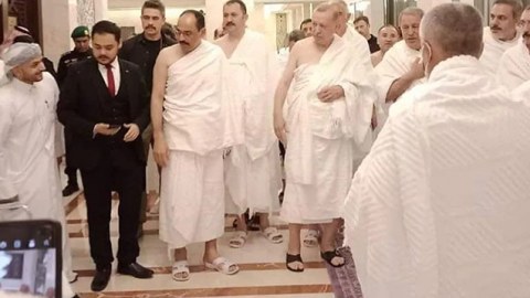 Ərdoğan Kəbəni ziyarət etdi - FOTO