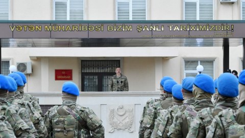Azərbaycanda yeni hərbi birləşmələr yaradılır