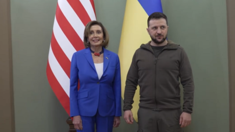 Nensi Pelosi Kiyevdə - Zelenski ilə görüşdü