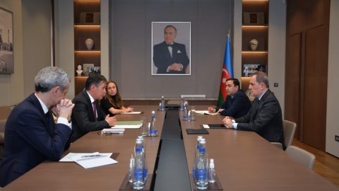 Ceyhun Bayramov Fransa nümayəndəsi ilə GÖRÜŞDÜ