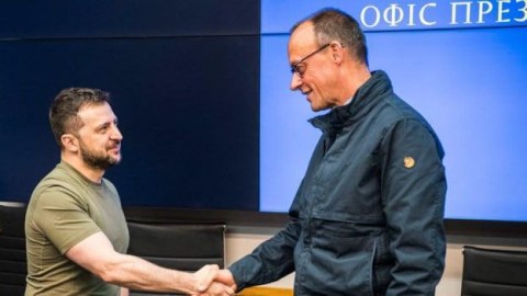Almaniya müxalifət lideri Kiyevə gəlib