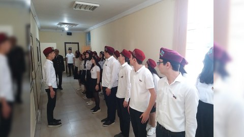 “Vətənpərvər Azərbaycan gəncliyi” açıq dərsi keçirilib