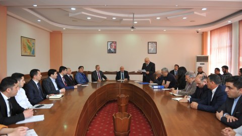 Doktoranturaya qəbul komissiyasının iddiaçılarla görüşü