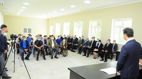 Naftalanın icra başçısı səyyar qəbul keçirib