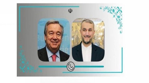 Quterreş İran XİN başçısı ilə Ukraynadan danışdı