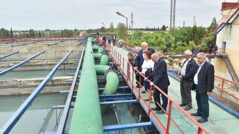 “Azərsu” yanında İctimai Şuranın üzvləri Sanqaçalda olublar