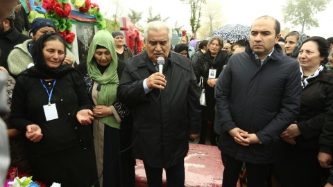 Daşkəsəndə şəhidin ildönümü qeyd olunub - FOTO