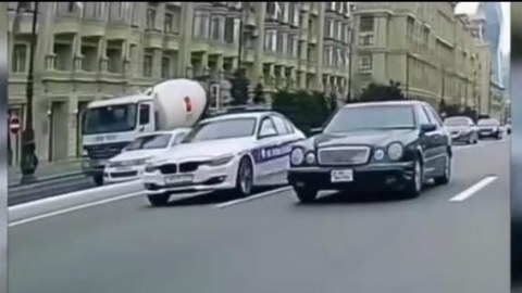 O görüntülərdə polis qayda pozmayıb - RƏSMİ (VİDEO)