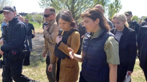 Almaniya xarici işlər naziri Kiyevdədir