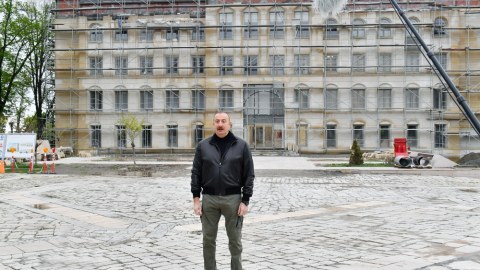 Prezident: “Burada əbədi yaşayacağıq”