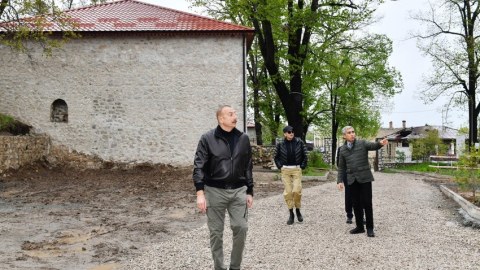 Mehmandarovların malikanə kompleksi bərpa edilir 
