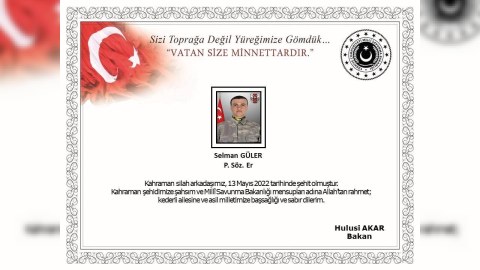İraqda Türkiyə hərbçisi şəhid oldu - 3 yaralı var