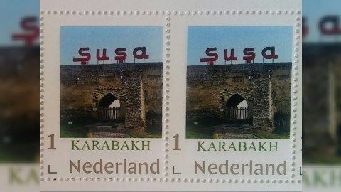 Niderlandda Şuşaya aid poçt markaları buraxılıb