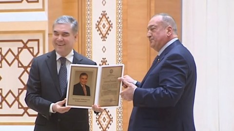 Eldar Quliyev Berdiməhəmmədovla görüşdü