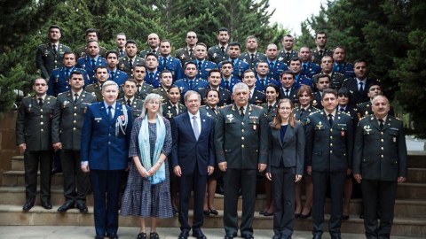Hərbi İdarəetmə İnstitutunda növbəti buraxılış - FOTOLAR