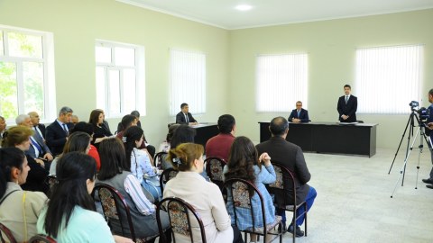 Naftalanda növbəti səyyar qəbul keçirilib