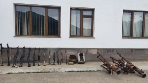 Xocavənddə xeyli sayda silah-sursat aşkarlandı