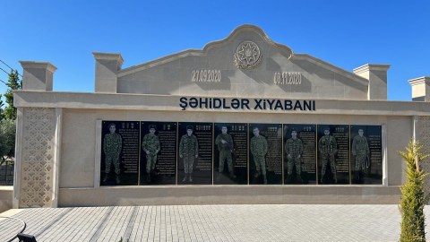 Binəqədidə “Memorial kompleks” yenidən quruldu - FOTO