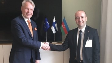 Nazir müavini Finlandiyada görüşlər keçirdi