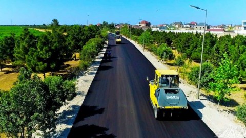 Qala-Şüvəlan yolu yenidən qurulur - VİDEO