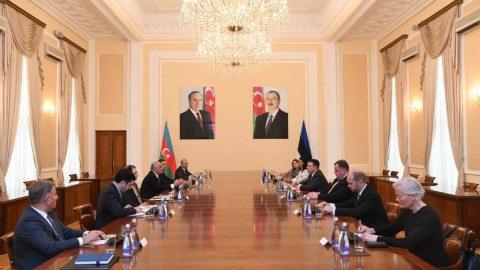 Əli Əsədov Estoniya spikerilə danışıqlar apardı