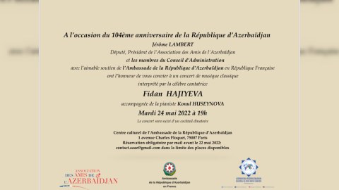 Parisdə Müstəqillik Günü münasibətilə konsert olacaq