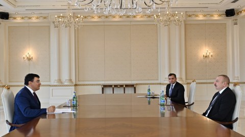 Özbəkistan Baş nazirinin müavini Prezidentin qəbulunda - YENİLƏNİB