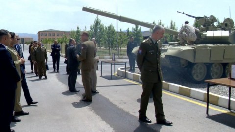 Xarici hərbi attaşelər Naxçıvanda - FOTOLAR