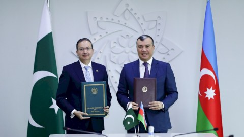 Pakistanla əməkdaşlığa dair sənəd imzalandı