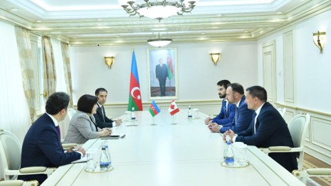Sahibə Qafarova Kanada deputatları ilə görüşdü