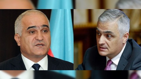 Şahin Mustafayev Qriqoryanla sərhəddəki bu qəsəbədə GÖRÜŞÜB