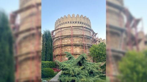 Qala divarlarında bərpa işləri davam etməkdədir