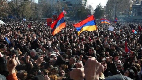 Ermənistan müxalifəti yenə aksiya keçirir