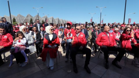Prezidentlər Bakıdakı aviaşounu izlədilər