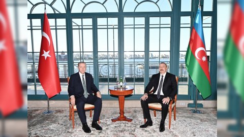 Azərbaycan və Türkiyə liderlərinin görüşü olub