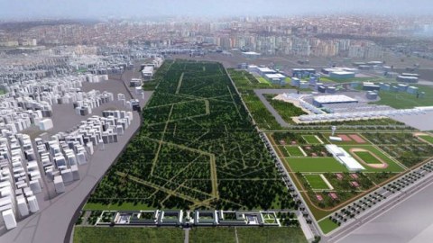 Hava limanı ərazisində nəhəng park salınır
