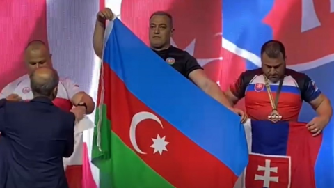 Milli Qəhrəmanın oğlu Avropa çempionu oldu - VİDEO