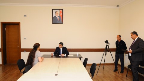 Naftalanda növbəti vətəndaş qəbulu keçirilib