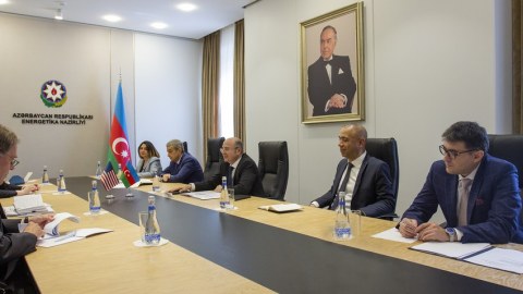 Energetika naziri ABŞ rəsmisilə müzakirələr apardı