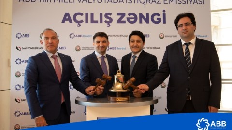ABB-nin manatla istiqraz emissiyasının “Açılış Zəngi” olub