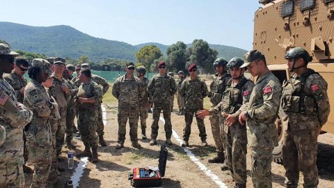 Hərbçilərimiz “Efes-2022” təlimində - VİDEO+FOTO